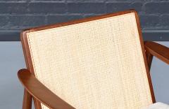 Folke Ohlsson Folke Ohlsson Cane Tweed Lounge Chair for Dux - 4574589