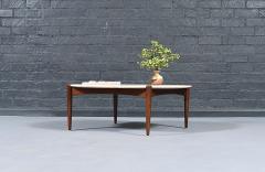 Folke Ohlsson Folke Ohlsson Model 1304 T Roman Travertine Top Coffee Table for Dux - 4608009