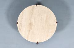 Folke Ohlsson Folke Ohlsson Model 1304 T Roman Travertine Top Coffee Table for Dux - 4608010