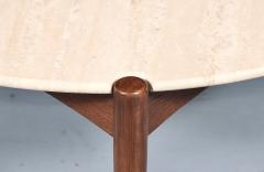 Folke Ohlsson Folke Ohlsson Model 1304 T Roman Travertine Top Coffee Table for Dux - 4608013