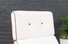Folke Ohlsson Folke Ohlsson Model 71 C Teak Lounge Chair w Ottoman for Dux - 4133440