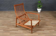 Folke Ohlsson Folke Ohlsson Model 71 C Teak Lounge Chair w Ottoman for Dux - 4133445