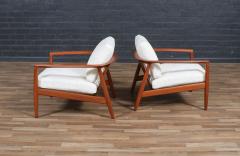 Folke Ohlsson Folke Ohlsson Model 72 C Teak Lounge Chairs for Dux - 4198037