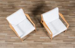 Folke Ohlsson Folke Ohlsson Model Tema 1 Beechwood Lounge Chairs for Dux - 4323797