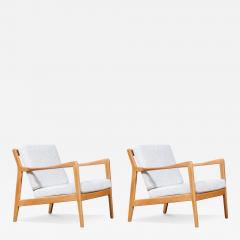 Folke Ohlsson Folke Ohlsson Model Tema 1 Beechwood Lounge Chairs for Dux - 4326353