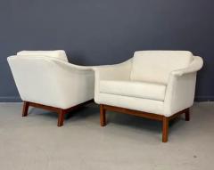Folke Ohlsson Folke Ohlsson Pasedena Chair with Walnut Frame and Textured Velvet Midcentury - 3146190