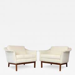 Folke Ohlsson Folke Ohlsson Pasedena Chair with Walnut Frame and Textured Velvet Midcentury - 3149888