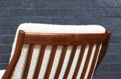 Folke Ohlsson Folke Ohlsson Scissor Sculpted Walnut Lounge Chairs for Dux - 4291781
