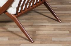 Folke Ohlsson Folke Ohlsson Scissor Sculpted Walnut Lounge Chairs for Dux - 4291784