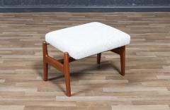 Folke Ohlsson Folke Ohlsson Walnut Reclining Chair w Ottoman for Dux - 4373643