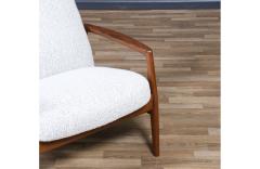 Folke Ohlsson Folke Ohlsson Walnut Reclining Chair w Ottoman for Dux - 4373647