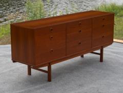 Folke Ohlsson Folke Ohlsson for DUX Swedish Teak 9 Drawer Mid Century Modern Dresser Sideboard - 4302292