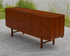 Folke Ohlsson Folke Ohlsson for DUX Swedish Teak 9 Drawer Mid Century Modern Dresser Sideboard - 4302305
