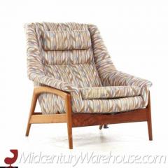 Folke Ohlsson Folke Ohlsson for Dux Mid Century Lounge Chair with Ottoman - 3265058
