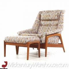 Folke Ohlsson Folke Ohlsson for Dux Mid Century Lounge Chair with Ottoman - 3265084