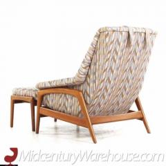 Folke Ohlsson Folke Ohlsson for Dux Mid Century Lounge Chair with Ottoman - 3265089