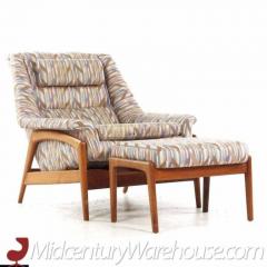 Folke Ohlsson Folke Ohlsson for Dux Mid Century Lounge Chair with Ottoman - 3265092