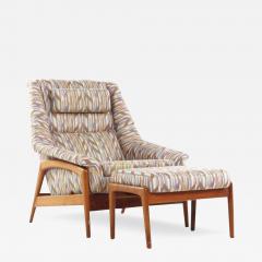 Folke Ohlsson Folke Ohlsson for Dux Mid Century Lounge Chair with Ottoman - 3272427