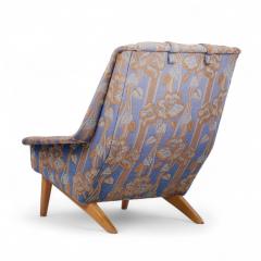 Folke Ohlsson Folke Ohlsson for Dux Mid Century Swedish Teak Lounge Chairs Pair - 4300449