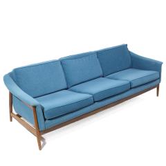 Folke Ohlsson Folke Ohlsson for Dux Mid Century Swedish Teak Sofa - 3982753