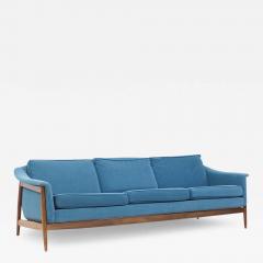 Folke Ohlsson Folke Ohlsson for Dux Mid Century Swedish Teak Sofa - 3985055