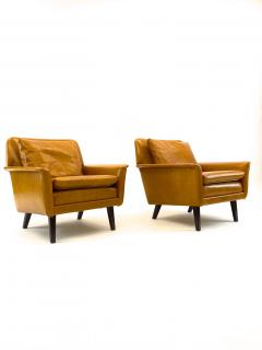 Folke Ohlsson Folke Ohlsson for Fritz Hansen Comfortable Pair of Lounge Chairs - 1546286