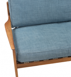 Folke Ohlsson Folke Ohlsson teak 3 seat sofa for DUX 1960s - 2985393