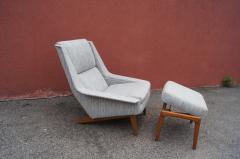 Folke Ohlsson Lounge Chair and Ottoman Model 4410 by Folke Ohlsson for Fritz Hansen - 3156840