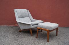 Folke Ohlsson Lounge Chair and Ottoman Model 4410 by Folke Ohlsson for Fritz Hansen - 3156841