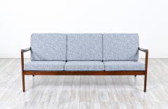 Folke Ohlsson Mid Century Modern Sculpted Sofa by Folke Ohlsson for Dux - 2985730