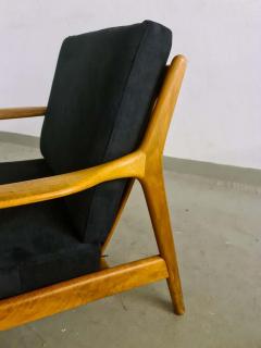 Folke Ohlsson Midcentury Easy Chair Walnut USA 75 Folke Ohlsson DUX Sweden - 2287370