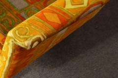 Folke Ohlsson Scandinavian Folke Ohlsson Teak Settee in Jack Lenor Larsen Caravan Velvet - 4544051