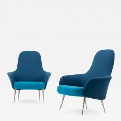 Folke Ohlsson Scandinavian Midcentury Lounge Chairs by Alf Svensson for DUX 1960s - 1620473