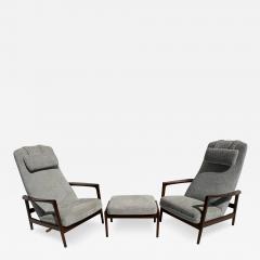 Folke Ohlsson Set of Folke Ohlsson Reclining Lounge Chairs - 3560467