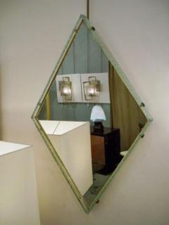 Fontana Arte A Diamond Shaped Wall Mirror by Fontana Arte - 254995