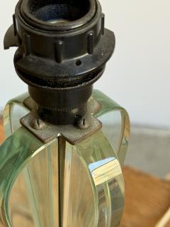 Fontana Arte Attributed Glass Table Lamp Italy - 4602983