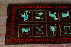 Fontana Arte Exceptional glomis Glass Zodiac Cocktail Table Attributed to Gio Ponti - 1445445