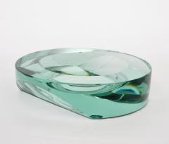 Fontana Arte Fontana Arte Italian Beveled Glass Vide Poche Bowl - 1013618