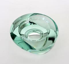 Fontana Arte Fontana Arte Italian Beveled Glass Vide Poche Bowl - 1013619