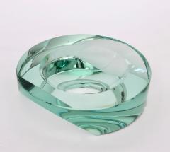 Fontana Arte Fontana Arte Italian Beveled Glass Vide Poche Bowl - 1013624