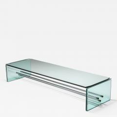 Fontana Arte Fontana Arte Large Glass Coffee Table 1970s - 1953267