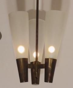 Fontana Arte Fontana Arte Large Three Light Chandelier - 1760392