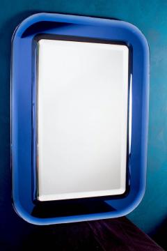 Fontana Arte Fontana Arte Rare Blu Colored Mirror Attr to Max Ingrand - 2219388