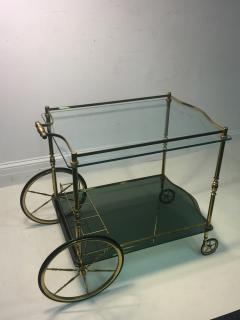 Fontana Arte GLAMOROUS GLASS AND BRASS CART ATTRIBUTED TO FONTANA ARTE - 677620