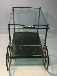 Fontana Arte GLAMOROUS GLASS AND BRASS CART ATTRIBUTED TO FONTANA ARTE - 677625