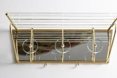 Fontana Arte ITALIAN FONTANA ARTE STYLE GLASS AND BRASS COAT RACK - 1570333