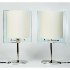 Fontana Arte Important Pair of Fontana Arte Glass Table Lamps ca 1990 - 363373