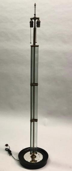 Fontana Arte Italian Midcentury Green Glass Floor Lamp by P Chiesa for Fontana Arte 1930 - 1630099