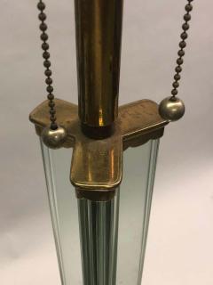 Fontana Arte Italian Midcentury Green Glass Floor Lamp by P Chiesa for Fontana Arte 1930 - 1630101