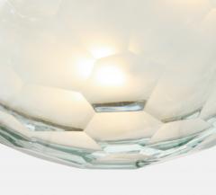 Fontana Arte Large Faceted Glass Flush Mount Ceiling Light in Style of Fontana Arte - 2418068